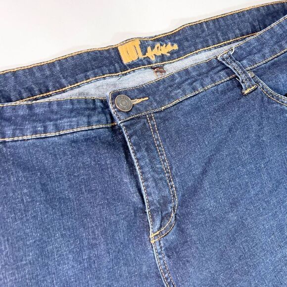 KUT From The Kloth Cropped Jeans Women's 20W Blue Skinny Capri Denim - Picture 2 of 10